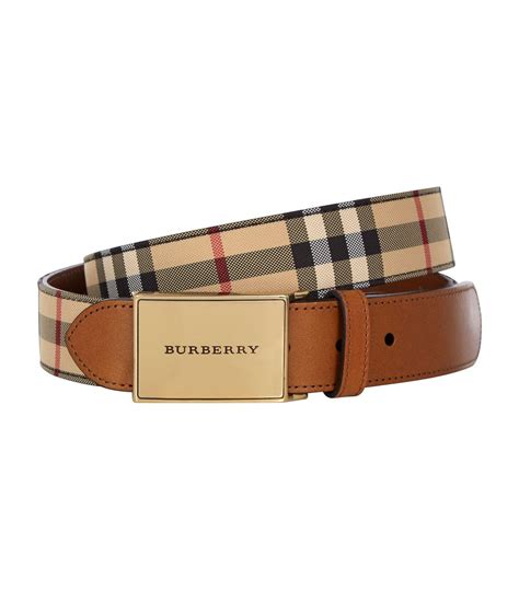 burberry belts brown|Burberry belt with 3 spikes.